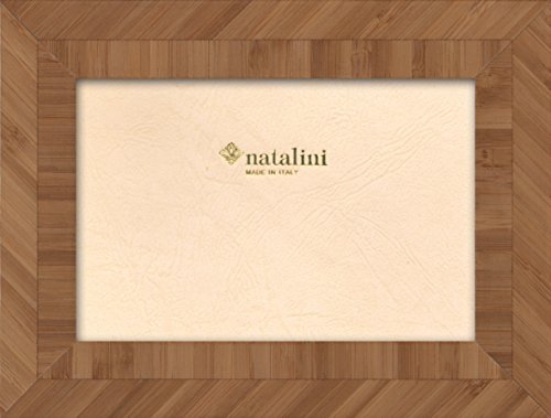 NATALINI, Altea Bamboo 13X 18 cm, Bilderrahmen mit Unterstützung für Tisch, Holz, Bambus, äußere Ausmaß 18 X 23 X 1,5 cm von Natalini