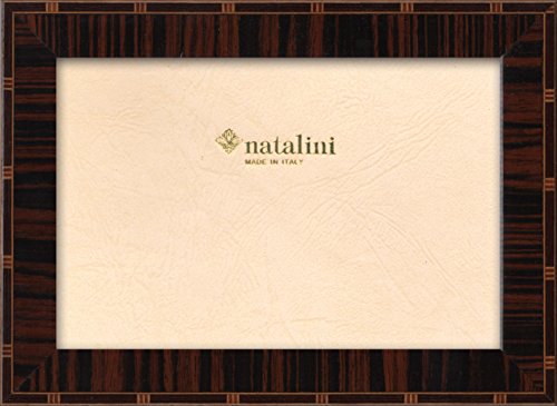 NATALINI, Antiqua Ebano 13X 18 cm, Bilderrahmen mit Unterstützung für Tisch, Holz, Ebenholz, äußere Ausmaß 16 X 21 X 1,5 cm von Natalini