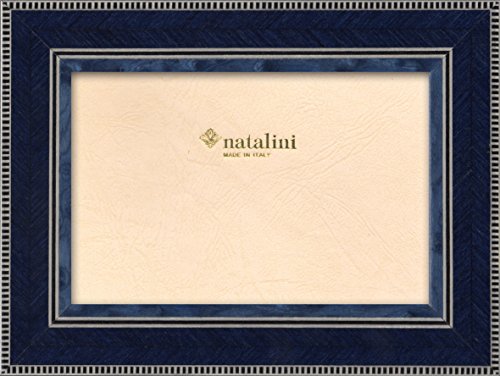 NATALINI, C BLU SBLU 10X 15 cm, Bilderrahmen mit Unterstützung für Tisch, Holz, Dunkelblau, äußere Ausmaß 15 X 20 X 1,5 cm von Natalini