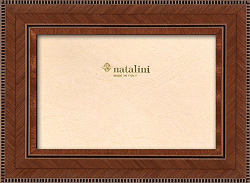 NATALINI, C CIL 10X 15 cm, Bilderrahmen mit Unterstützung für Tisch, Holz, Braun, äußere Ausmaß 15 X 20 X 1,5 cm von Natalini