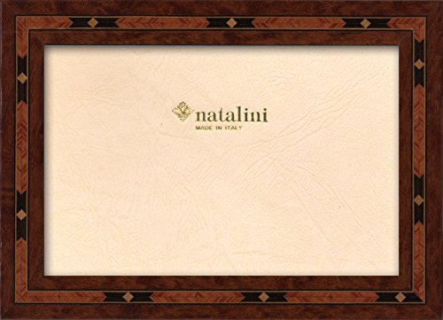 NATALINI, E3 10X 15 cm, Bilderrahmen mit Unterstützung für Tisch, Holz, Braun, äußere Ausmaß 13 X 18 X 1,5 cm von Natalini