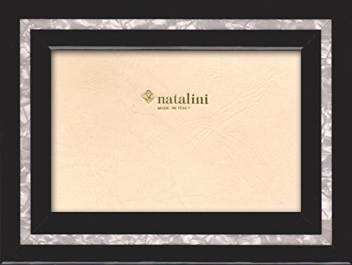 NATALINI, MPB Nero 10X 15 cm, Bilderrahmen mit Unterstützung für Tisch, Holz, Schwarz, äußere Ausmaß 15 X 20 X 1,5 cm von Natalini