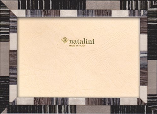 NATALINI, Nice Grigia 13X 18 cm, Bilderrahmen mit Unterstützung für Tisch, Holz, Grau, äußere Ausmaß 16 X 21 X 1,5 cm von Natalini