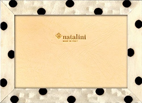 NATALINI, POIS Bianco 10X 15 cm, Bilderrahmen mit Unterstützung für Tisch, Holz, Weiß, äußere Ausmaß 13 X 18 X 1,5 cm von Natalini