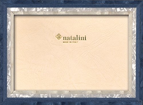 NATALINI, Studio BLU 10X 15 cm, Bilderrahmen mit Unterstützung für Tisch, Holz, Dunkelblau, äußere Ausmaß 13 X 18 X 1,5 cm von Natalini