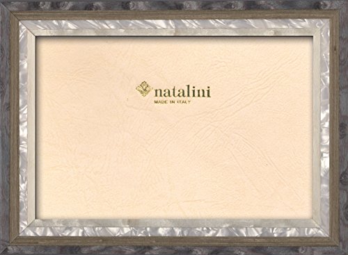 NATALINI, Studio Grigio 10X 15 cm, Bilderrahmen mit Unterstützung für Tisch, Holz, Grau, äußere Ausmaß 13 X 18 X 1,5 cm von Natalini