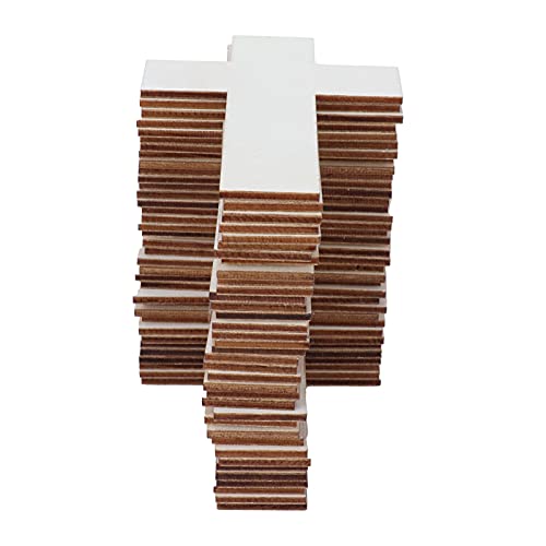 36 Stück Holzkreuz Ornamente Unvollendetes Kreuz Handwerk DIY Bastelsets Unvollendetes Holz Heimdekoration DIY Handwerk für Familie Esstisch Hochzeit Party von Natudeco