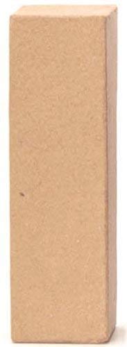Papp-Buchstabe I 17,5x5,5cm Pappartikel Pappart Bemalen Basteln Dekorieren Braun Pappmaché von NaturGut