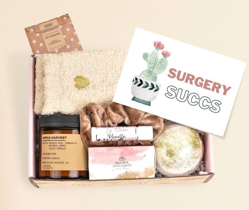 Natürliche Sukkulenten Surgery Geschenkbox, Succs Get Well Care Paket, Genesung Geschenk, Frauen | xac6 von NaturalSucculents