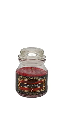 Nature Candle Duftkerze, 100% pflanzliches Wachs, Giara 90 g, Rouge Noble von Nature Candle by Bonturi Casa