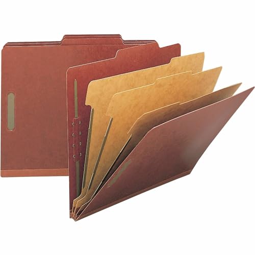 Nature Saver - Classification Folders, Legal, 3 Partitions, 10/BX, Red, Sold as 1 Box, NAT01055 von Nature Saver