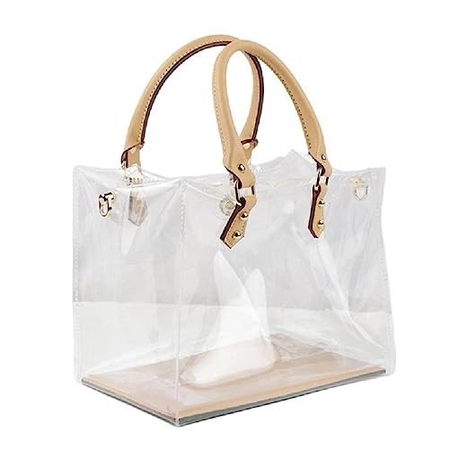 Navna Transparentes PVC-DIY-Tragetaschen-Handtaschen-Bastelset, handgefertigte Geschenktüten, Bastelzubehör, Werkzeug-Set, Geburtstags-, Urlaubstaschen-Herstellungsset für Mädchen von Navna