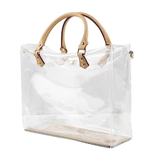 Navna Transparentes PVC-DIY-Tragetaschen-Handtaschen-Bastel-Set, handgefertigte Geschenktüten, Bastelzubehör, Werkzeug-Set, Geburtstags-, Urlaubstaschen-Herstellungsset für Mädchen von Navna