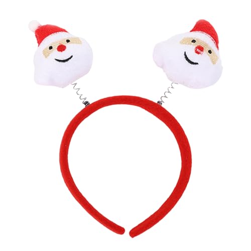 Navna Lustiges und festliches LED-Haar-Accessoire für Weihnachten und Feiertage, Einheitsgröße, federnde Weihnachtsmütze und Weihnachtsbaum-Designs) von Navna