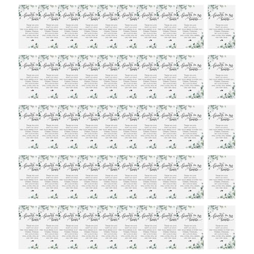 Trauer-Gebetskarten, Gedenkkarten, Trauerkarten, Gedenkkarten, Gedenkkarten, für Beerdigung, Trauer, Trost, 50 Stück von Navna