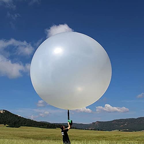 Riesiger Wetterballon, weiß, für meteorologische Untersuchung, Urlaub, Party, Dekoration, Unterhaltung, Spielzeug (308 cm) von Nballoon