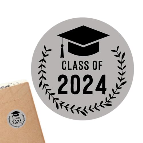 Nbbwwu Aufkleber für die Klasse 2024, Abschlussaufkleber 2024 - Transparente Stempel-Glückwunsch-Abschlussetiketten-Umschlagaufkleber | Unique Grad Party Supply 2024 Abschlussetiketten für Umschläge von Nbbwwu