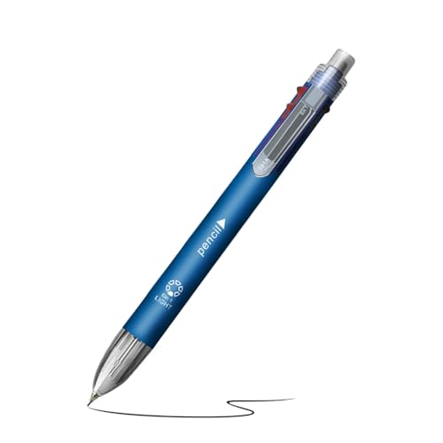 Nbbwwu Kugelschreiber, glattes Schreiben, 5 Farben, austauschbar, multifunktionales Schulbedarf, federeinziehbares Schreibwaren für glattes Schreiben von Nbbwwu