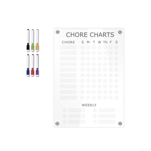 Wochenplanung einfach gemacht, transparentes Acryl-Memoboard und Marker-Set (1) von NbgrvB