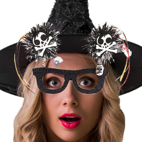 【Halloween-Brille, Halloween-Brille für – Lustige Neuheit-Brille | Verkleidungsbrille, Halloween-Requisiten, Maskeradenbrille für und Erwachsene von Nbhuiakl