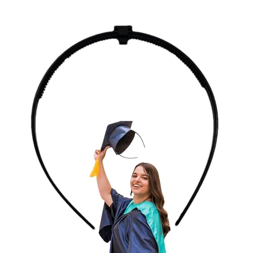 Nbhuiakl Graduation Hat Stirnband Einsatz, Einstellbare Grad Cap Remix Sichert Stirnband Einsatz, Multifunktionales Upgrade Innen Graduation Cap Band, Bachelor Hat Halter, Bachelor Hat Fixer für von Nbhuiakl