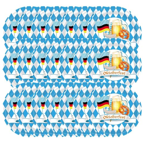 Oktoberfest Deko Set, Oktoberfest Versammlungsbedarf - 20-teiliges Tischdeko Set zum Sammeln | Die Drapea Schecks Design Zubehör von Nbhuiakl