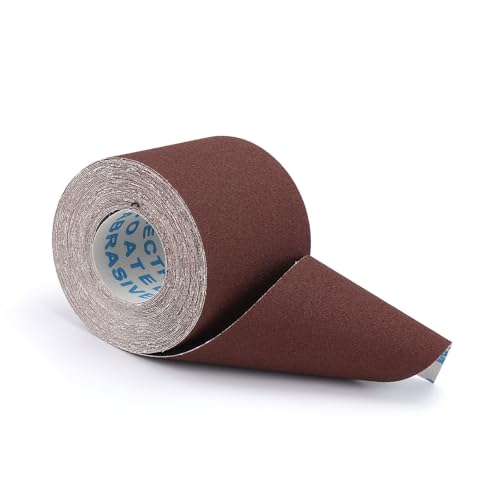 Schleifpapier Rolle 110 mm x 10 m für Holz und Wände, fein Schleifpapier, Körnung 120 von Ndjiloik