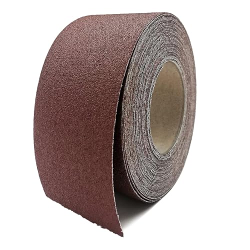 Schleifpapier Rolle 110 mm x 10 m für Holz und Wände, fein Schleifpapier, Körnung 120 von Ndjiloik