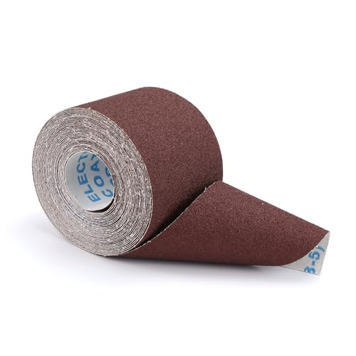 Schleifpapier Rolle 110 mm x 10 m für Holz und Wände, fein Schleifpapier, Körnung 60 von Ndjiloik