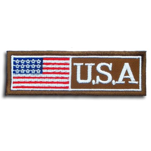 NeatPatch Aufnäher mit USA-Flagge, bestickt, zum Aufbügeln, Motiv: Liberty Eagle, Militär, US-Armee, Luftwaffe, USAF, Veteranen, Marine, Flieger, Top Gun von NeatPatch