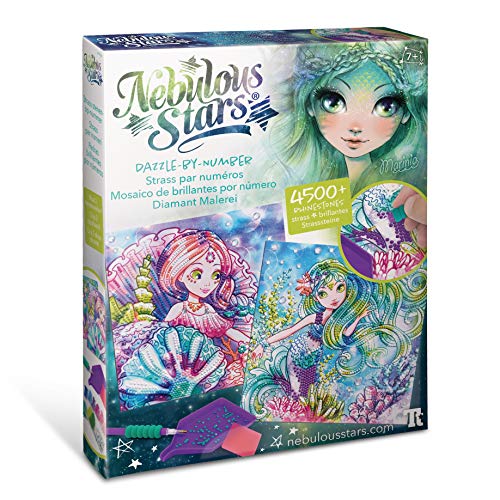 Nebulous Stars NS11123 Strass nach Zahlen Creative Water Diamond Kit, Beautiful Rhinestones, Similar to Painting by Numbers Principle, for Girls from 7 Years, Colourful von Nebulous Stars