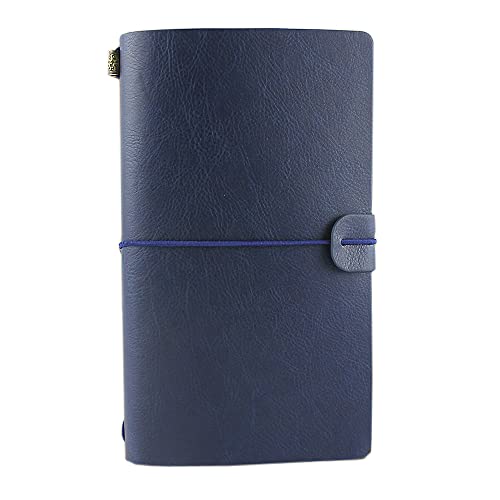 NectaRoy Leder Cover Notebook Retro Vintage Tagebuch Notizblock Studenten Favor mit Karten Inhaber, Größe 12 * 20cm Tagebuch zum Selbst Gestalten für Individuelle Reiseberichte von NectaRoy