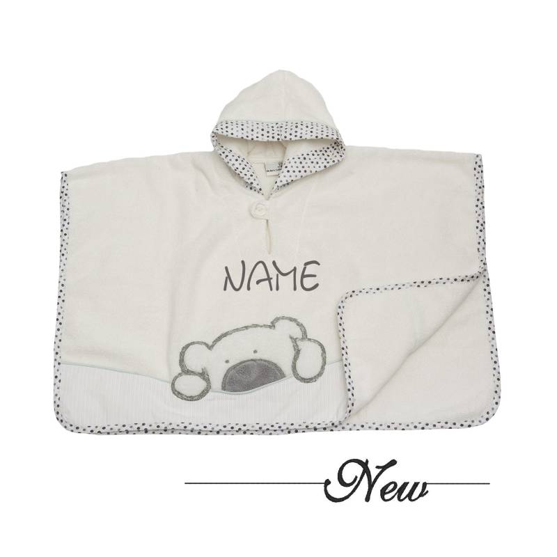 Badeponcho Bär "Big Willi" Aus Der Be Be's Collectionone Sizegeschenk Zur Geburtgeschenk Taufebaby Handtuchneedlecat Stickatelier von NeedleCatAtelier