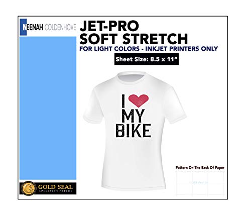 Neenah JET-PRO SofStretch Transferpapier, 21,6 x 27,9 cm 11 x 17 von Neenah