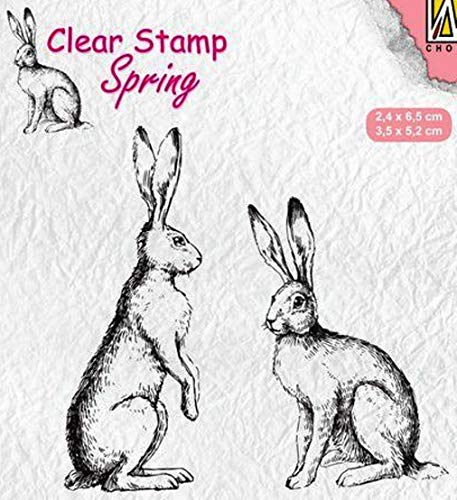 Nellies Choice Clearstamp - Frühling zwei Hasen Nellies Choice Clearstamp - Frühling zwei Hasen von Nellie Snellen