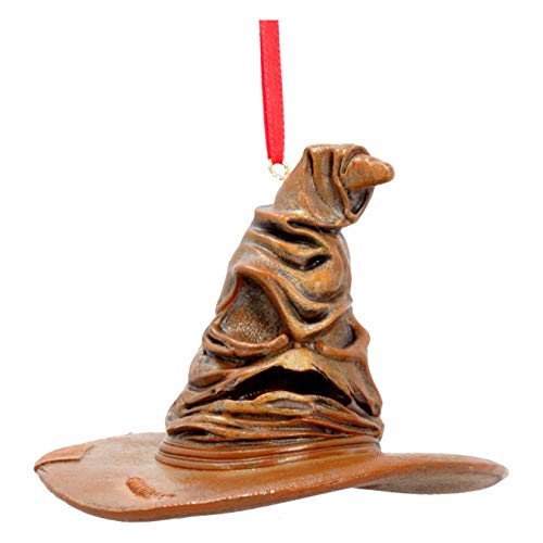 Nemesis Now Offizielles Lizenzprodukt Harry Potter Sorting Hat Festlich Hängende Dekorative Ornament, Geburtstag , Braun, 9 cm, B5616T1, One Size von Nemesis Now