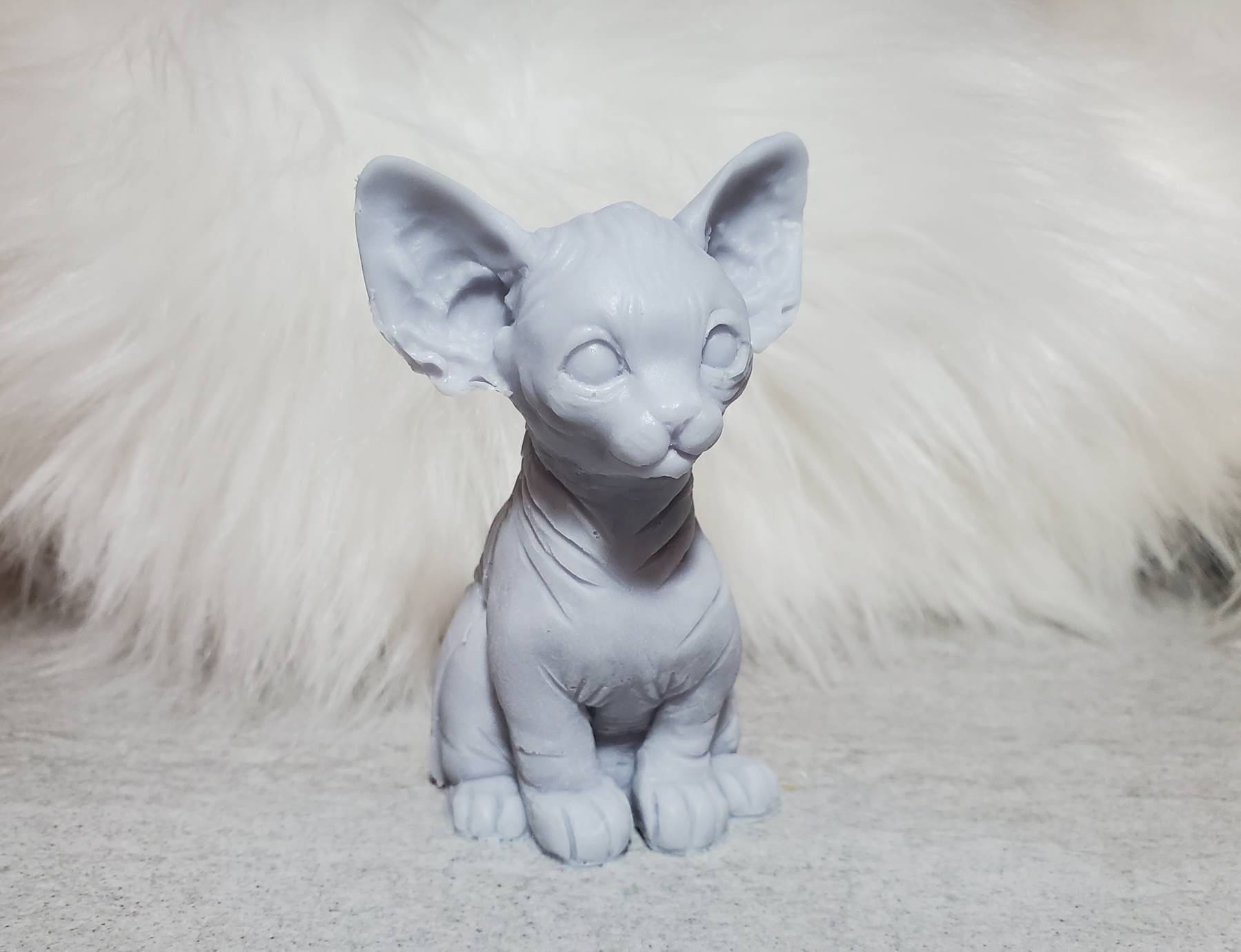 Sphynx Cat Shaped Soap Benutzerdefinierter Duft Und Farbe, Eselsmilchseife von NemesisBoutique