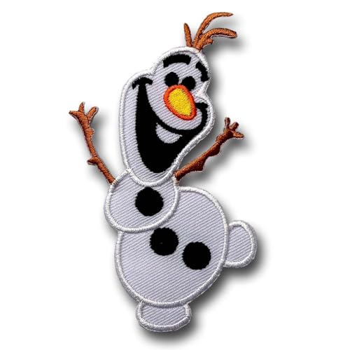 NeoRich Olaf Snowman Patch bestickt Nähen oder Aufbügeln Cartoon Animation Applikation von NeoRich