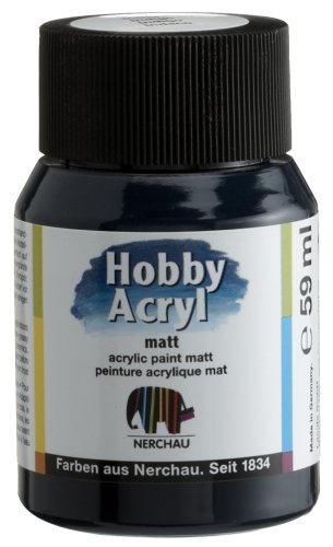 Nerchau 362412 Hobby Acrylfarben matt 59 ml Indigo von Nerchau