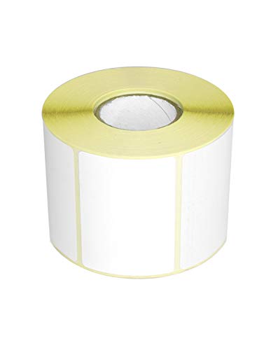 Netuno 1 Rolle Thermo-Etiketten selbstklebend weiß 70 x 50 mm 1000 Stück Rollenetiketten Thermo Haftetiketten für Adressetiketten Barcode Etiketten Versandetiketten Thermotransfer-Etiketten 7 x 5 cm von Netuno