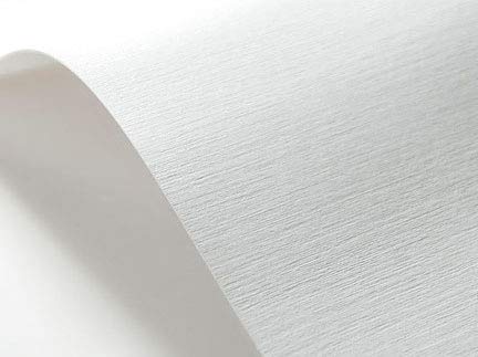 Netuno 40x Weiß Struktur-Papier leinen-geprägt Leinen-Struktur-Prägung DIN A5 148x 210 mm 246g Elfenbeinkarton Ultraweiß Bastelkarton strukturiert für Visitenkarten Einladungs-Karten Zertifikate von Netuno