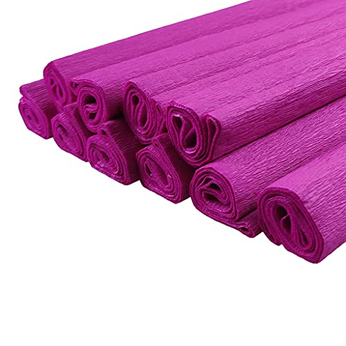 Netuno 10 Rollen Krepp-Papier Rosa 200 x 50 cm Bastelpapier Krepppapier zum Basteln rosa Krepppapier Bastelkrepp deko krepp Rollen Rosa-Töne crepe paper pink von Netuno