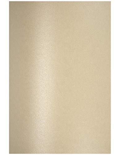 Netuno 100x Bastelpapier Perlmutt-Sand DIN A4 210x 297 mm 120g Aster Metallic Sand Fein-Papier Bastel-Papier glänzend Perlglanz-Papier Perlmuttpapier zum Basteln Drucken Dekorieren Schimmerpapier von Netuno