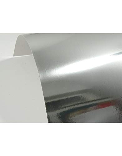 Netuno 10x Spiegelkarton Silber einseitig bedruckt DIN A3 29,7 x 42 cm 225g Mirror Silver Bastel-Karton mit Glanz Metall-Papier glänzend mirror cardstock Netuno 10x Spiegelkarton Silber einseitig bedruckt DIN A3 29,7 x 42 cm 225g Mirror Silver Bastel-Karton mit Glanz Metall-Papier glänzend mirror cardstock von Netuno