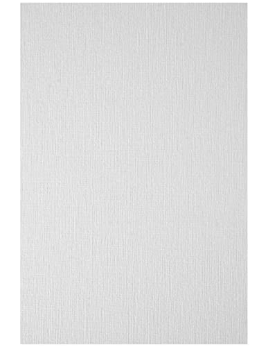 Netuno 200x Struktur-Karton Sieb Weiß DIN A5 148x 210 mm 246g Elfenbeinkarton White weißes Strukturpapier bedruckbar geprägt Struktur Papier weiß Bastelkarton für Visitenkarten Diplome Basteln von Netuno