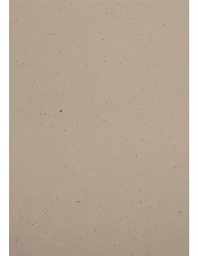 Netuno 50 Blatt Naturkarton Beige DIN A4 210x 297 mm 250g Crush Cocoa ÖKO Vintage Retro Bastelpapier für Hochzeit Weihnachten Ostern Geburtstag Einladungen Visitenkarten Etiketten Künstlerpapier von Netuno