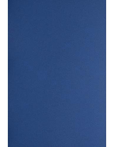 Netuno 50x Bastelkarton Blau DIN A4 21 x 29,7 cm 330g Plike Royal Blue Ton-Karton edel soft touch Design gummiartige Haptik Effektkarton farbig Luxuskarton bunt für Visitenkarten Einladungskarten von Netuno