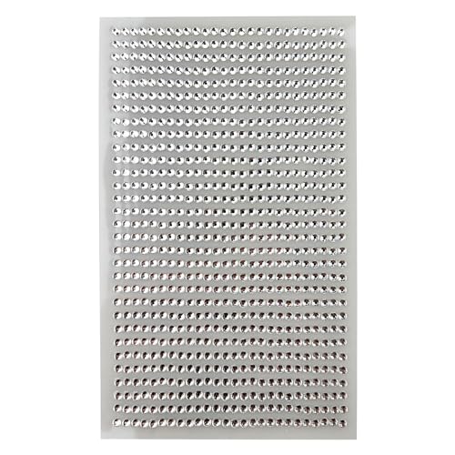 Netuno 806 Stück Glitzersteine selbstklebend transparent 3 mm bunt Strasssteine zum Aufkleben klein Schmucksteine selbstklebende Kristalle zum Basteln Dekorieren kleine Deko-Steine farbig Acryl-Steine von Netuno