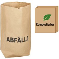 Müllbeutel 120,0 l braun 2x 70,0 g/qm, 100 St. von Neutral