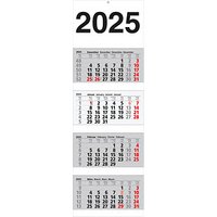 4-Monats-Wandkalender 2025 von Neutral